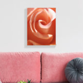 Peach Roos Canvas (Insitu (Woonkamer))