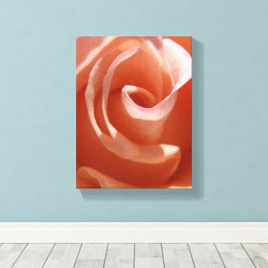 Peach Roos Canvas (Insitu (Houten vloer))