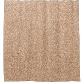 Peach Roos Gold Blush Glitter Glitz      Douchegordijn (Voorkant)