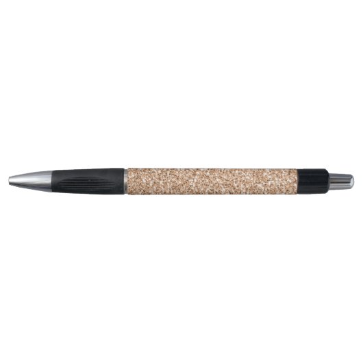 Peach Roos Gold Blush Glitter Glitz Pen (Voorkant)