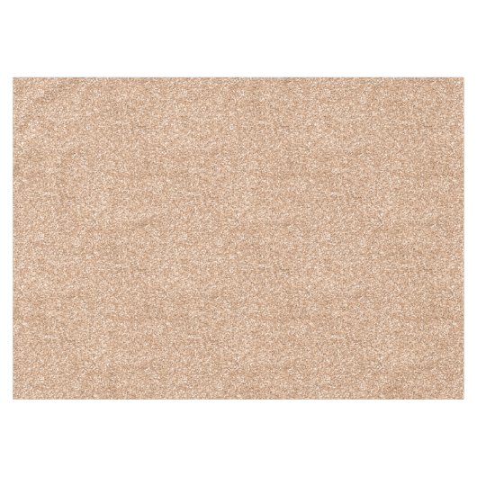 Peach Roos Gold Blush Glitter Glitz Tafelkleed (Voorkant (Horizontaal))