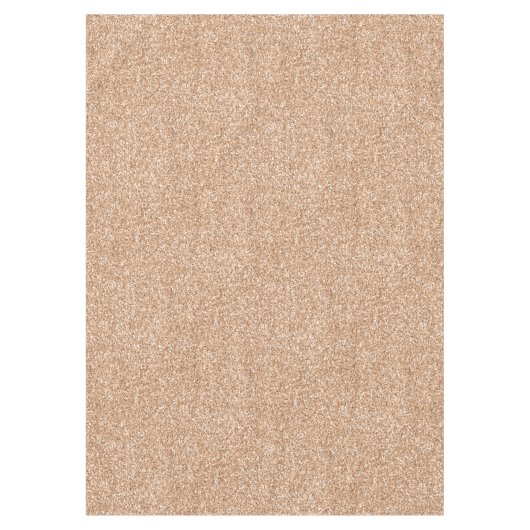 Peach Roos Gold Blush Glitter Glitz         Tafelkleed (Voorkant)