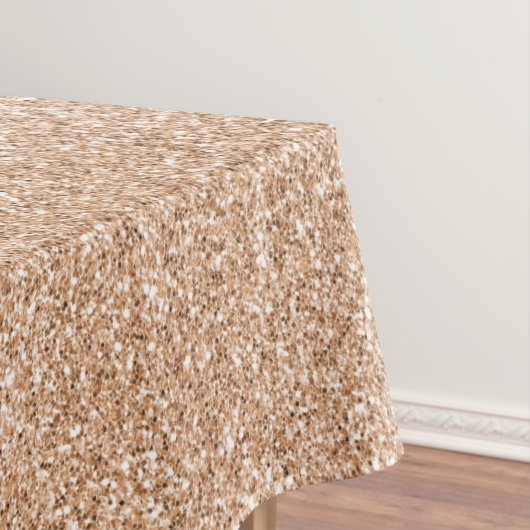 Peach Roos Gold Blush Glitter Glitz         Tafelkleed (Voorbeeld)