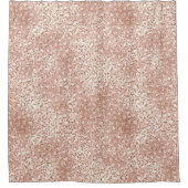 Peach Roos Gold Blush roze Glitz-leopardprinter    Douchegordijn (Voorkant)