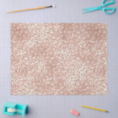 Peach Roos Gold Blush roze Glitz-leopardprinter Tissuepapier (Craft)