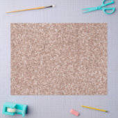 Peach Roos Gold Luxe glitter Tissuepapier (Craft)