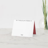 Peach Roos Kaart Custom Wilde flower Wenskaart (Achterkant)