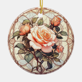 Peach Roos Memorial Keramisch Ornament