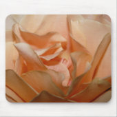 Peach Roos Petals mousepad Muismat (Voorkant)