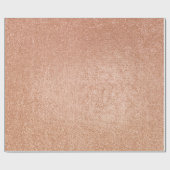 Peach Roos Pink Gold Shiny Metallic Glass Minimale Cadeaupapier (Vlak)