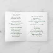 Peach roos Vriendschapskaart Kaart (Binnen)