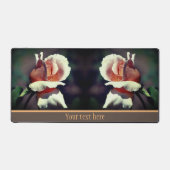 Peach Rosebud Flower Up Personated Bureaumat (Voorkant)