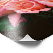 Peach Rosebud Trio 8x10 Foto Afdruk (Hoek)