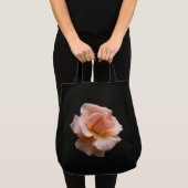 Peach RoseTote Bag Wild Roos Beach Canvas tassen (Voorkant (product))