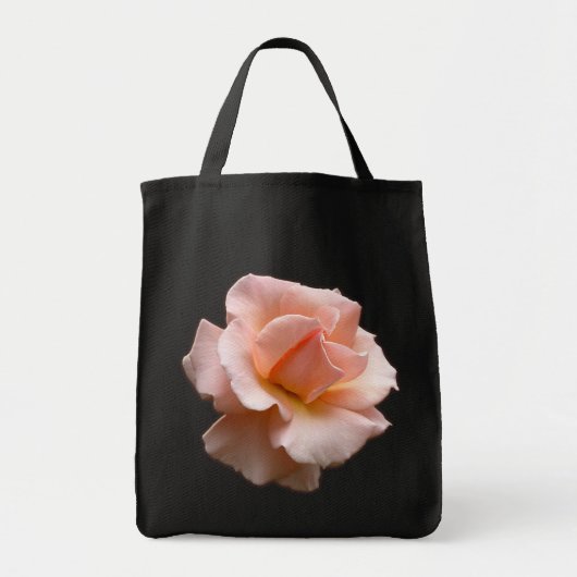 Peach RoseTote Bag Wild Roos Beach Canvas tassen (Voorkant)