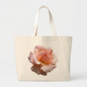 Peach RoseTote Bag Wild Roos Beach Canvas tassen (Voorkant)