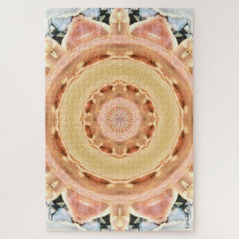 Peach Rosette Jigsaw Puzzle Legpuzzel