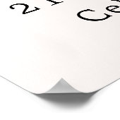 Peach roze bloemstukken nummer 21e verjaardag welk poster (Hoek)