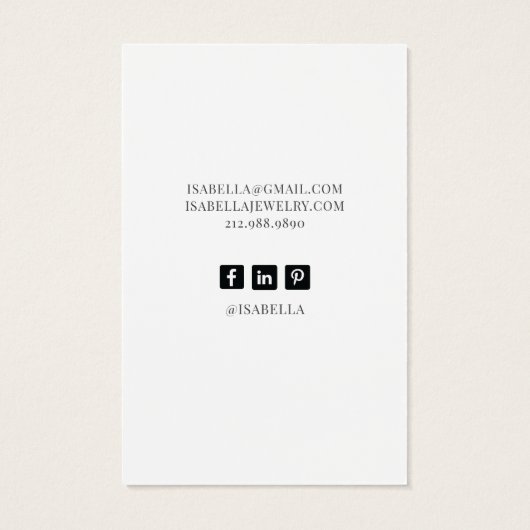 Peach roze Blush Flower Sketch Display Kaart (Achterkant)