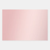 Peach roze Blush Gold Glitz Confetti Sparkle Inpakpapier Vel (Voorkant 3)