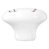 Peach roze flamingos Flamingo Tropical Keramische Knop (Zijkant)