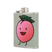 Peach roze Happy Smilling Design Bro Heupfles (Links)