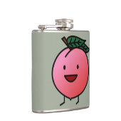 Peach roze Happy Smilling Design Bro Heupfles (Rechts)