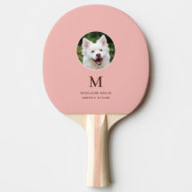 Peach roze huisdier foto gepersonaliseerd