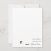 Peach roze LOVE Snoep Heart Feestdagenkaart (Achterkant)