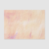 Peach roze marmer Waterverf Patroon Tissuepapier (Voorkant)