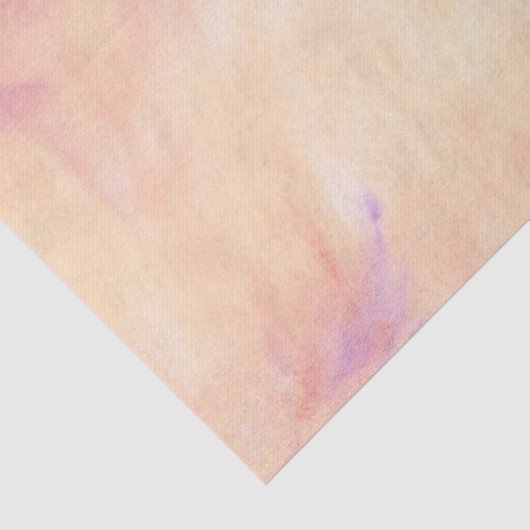 Peach roze marmer Waterverf Patroon Tissuepapier (Detail)