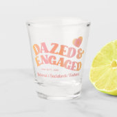 Peach roze Retro Dazed en Engaged heet Glas (Voorkant)