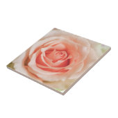 Peach roze roze achtergrond Gepersonaliseerd Sjabl Tegeltje (Zijkant)