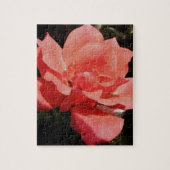  Peach Roze roze bloem Legpuzzel (Verticaal)