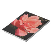  Peach Roze roze bloem Notitieblok (Linkerzijde)