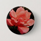  Peach Roze roze bloem Ronde Button 5,7 Cm (Voorkant)