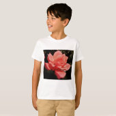  Peach Roze roze bloem T-shirt (Voorkant volledig)