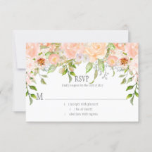 Peach Roze Rozen groen waterval RSVP