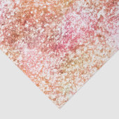 Peach roze Unicorn Dream Glitter Tissuepapier (Detail)