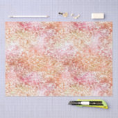 Peach roze Unicorn Dream Glitter Tissuepapier (Craft)