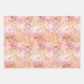 Peach roze Unicorn Dream Inpakpapier Vel (Voorkant 3)