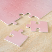 Peach roze Unicorn Dream Legpuzzel (Zijkant)