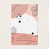 Peach roze ventilatorschets Veroorbare Kaart (Voorkant)