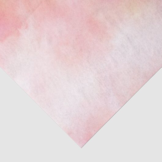Peach roze witte Waterverf Abstract Tissuepapier (Detail)
