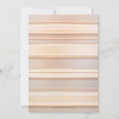 Peach Rozen Love Story Book Weddenschap Kaart (Achterkant)