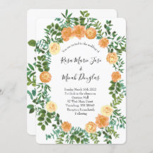 Peach Rozen Wedding Floral Spring
