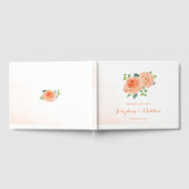 Peach Rozen Wedding Gastenboek (Volledig)