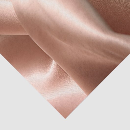 Peach Satin Luxury Tissuepapier (Detail)