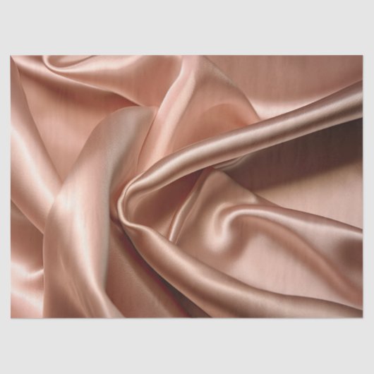 Peach Satin Luxury Tissuepapier (Voorkant)