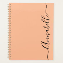 Peach script typografie naam